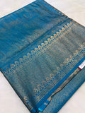 Premium quality semi tissue kanjeevaram silk saree- 902695