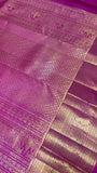 Pure zari handloom Kanjeevaram silk saree- Silk mark certified- PS2464