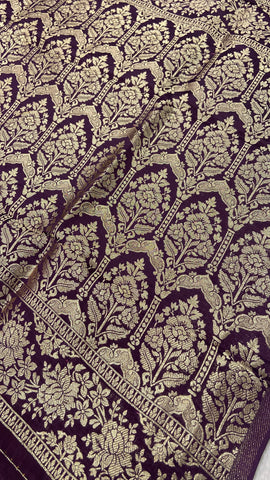 Pure Chinnon Saree💜