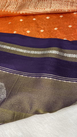 Pure Chinnon Saree