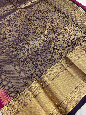 Pure Kanjeevaram Silk Mark Certified Saree
