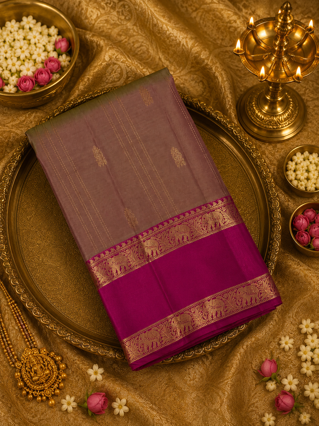 Pure Kanjeevaram Silk Saree