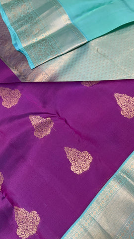 Half mix Kanjeevaram silk saree