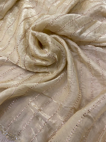Premium Crush Organza Saree