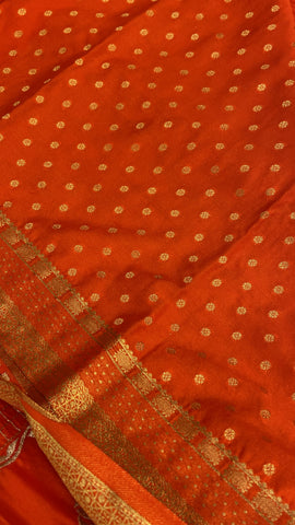 Premium wrinkle crepe silk saree