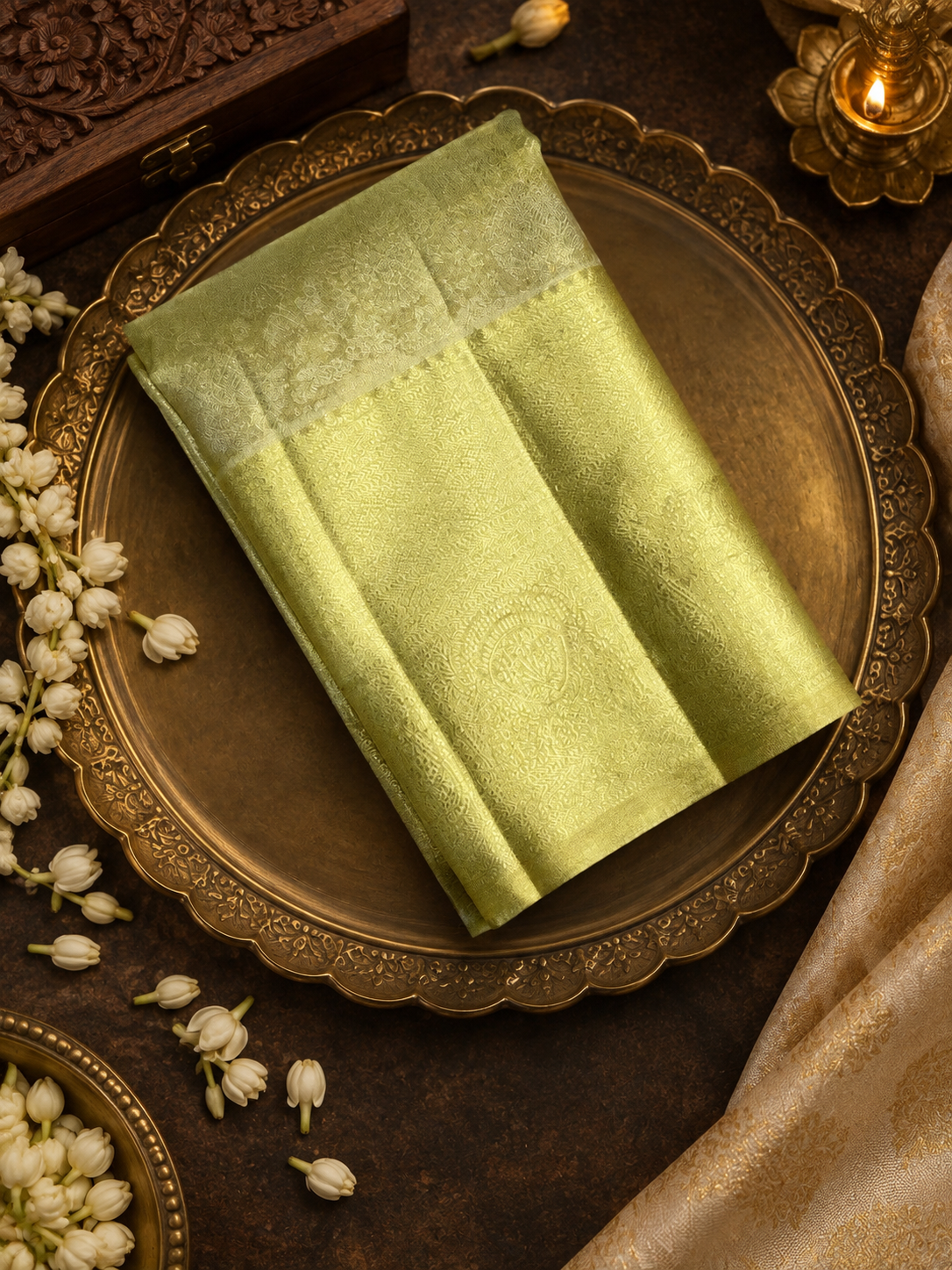 Premium Semi Kanchipuram Silk Saree - RF1124
