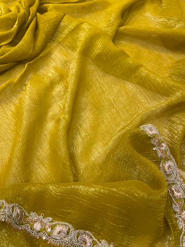 Designer cocktail saree