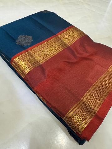 Half mix Kanjeevaram silk saree