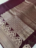 Pure Crepe Satin Silk Saree