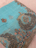 Premium Crush Organza Saree