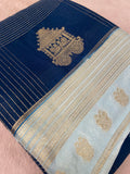 Pure  Mix Mysore Crepe Silk Saree