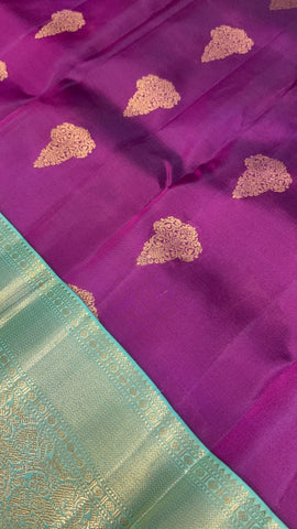 Half mix Kanjeevaram silk saree