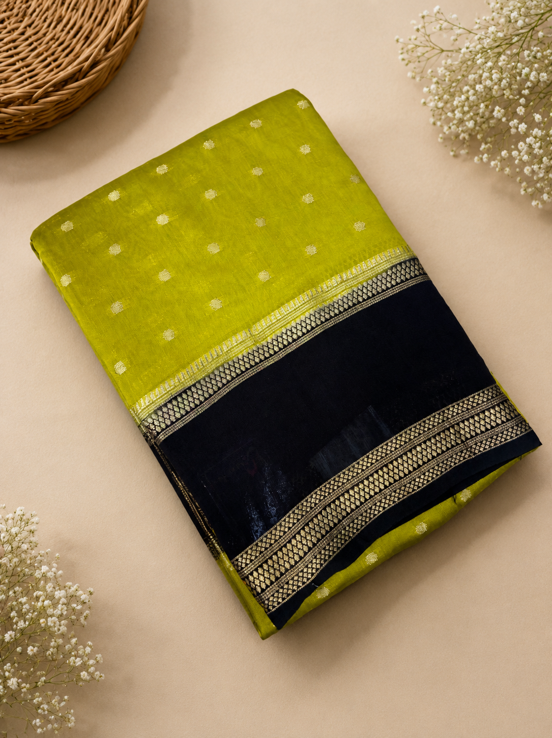 Premium Semi Chanderi Saree