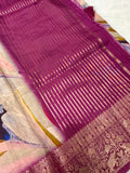 Premium Crepe designer Banarasi Silk Saree