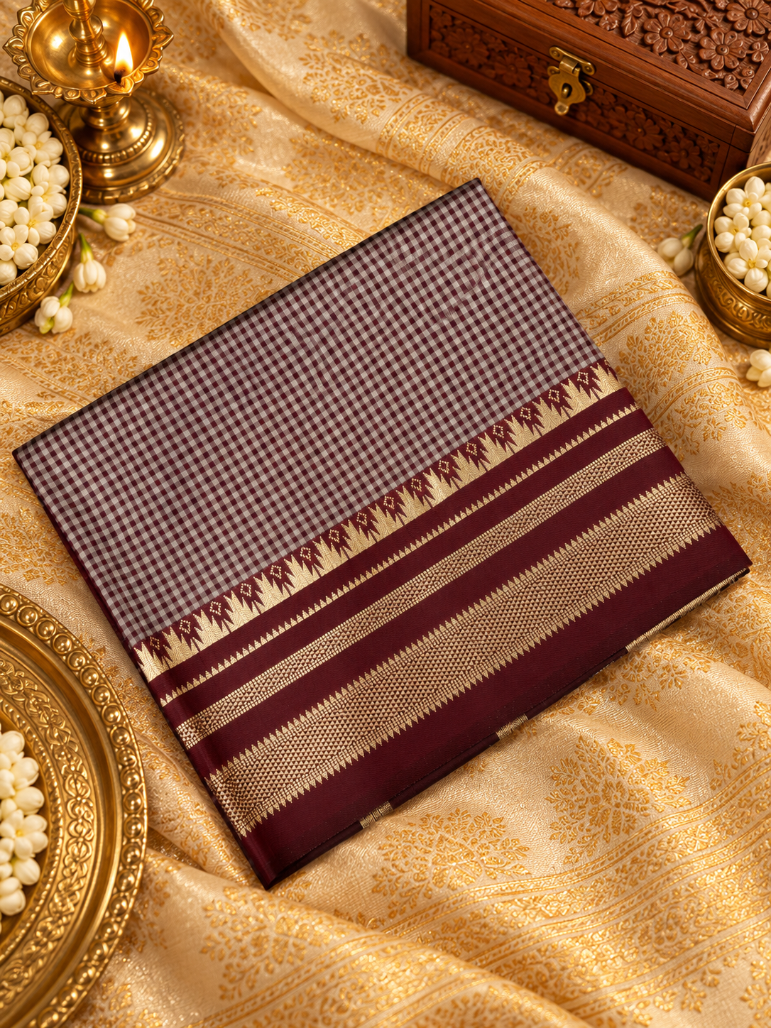 Premium Semi Kanjeevaram Silk Saree -902903