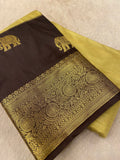 Premium Bridal Semi Kanchipuram Silk Saree -902334