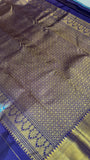 Pure 1G zari handloom Kanjeevaram Silk Saree- Silk mark certified- PS2345