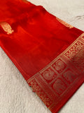 Pure Crepe Chinnon Saree❤️ - 902558