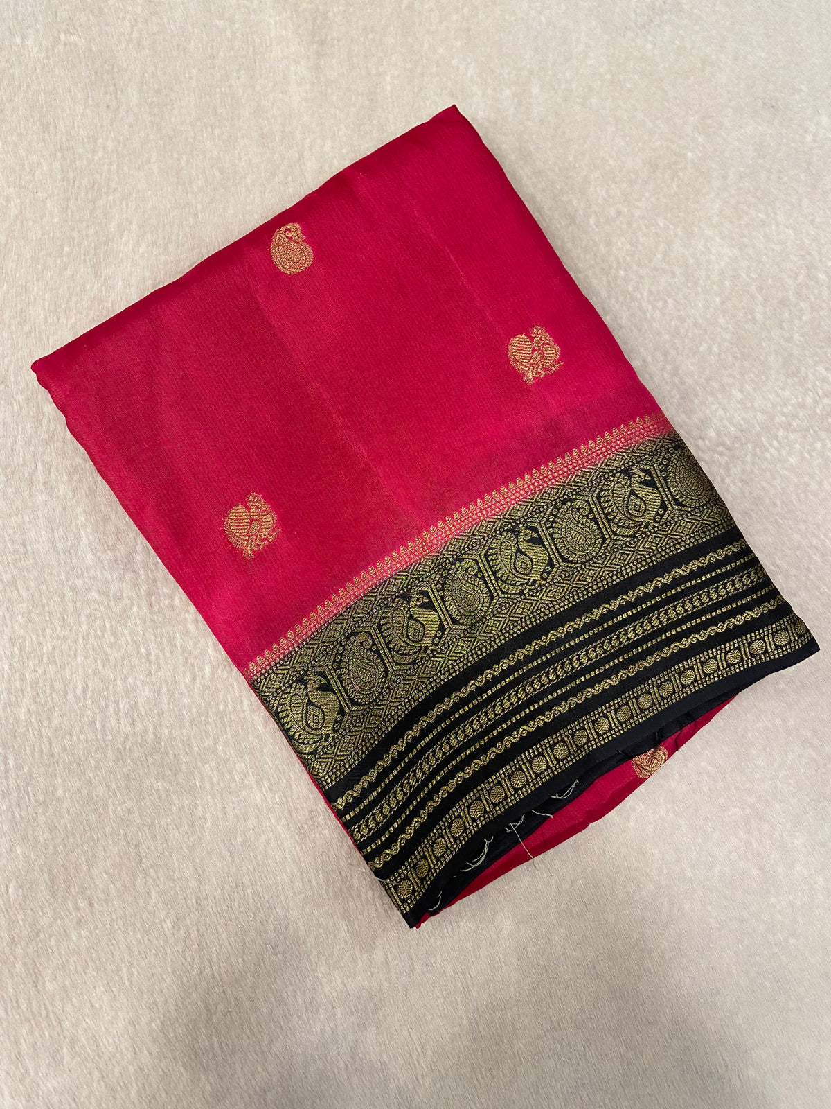 Premium Viscose Crepe Saree 💓