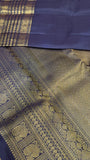 Pure 1G zari handloom Kanjeevaram Silk Saree- Silk mark certified- PS2353