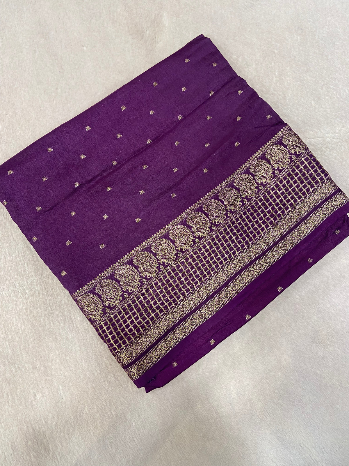 Premium Semi Kolkata Crepe Silk Saree