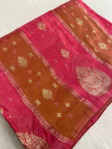 Pure Chinnon Saree🌸