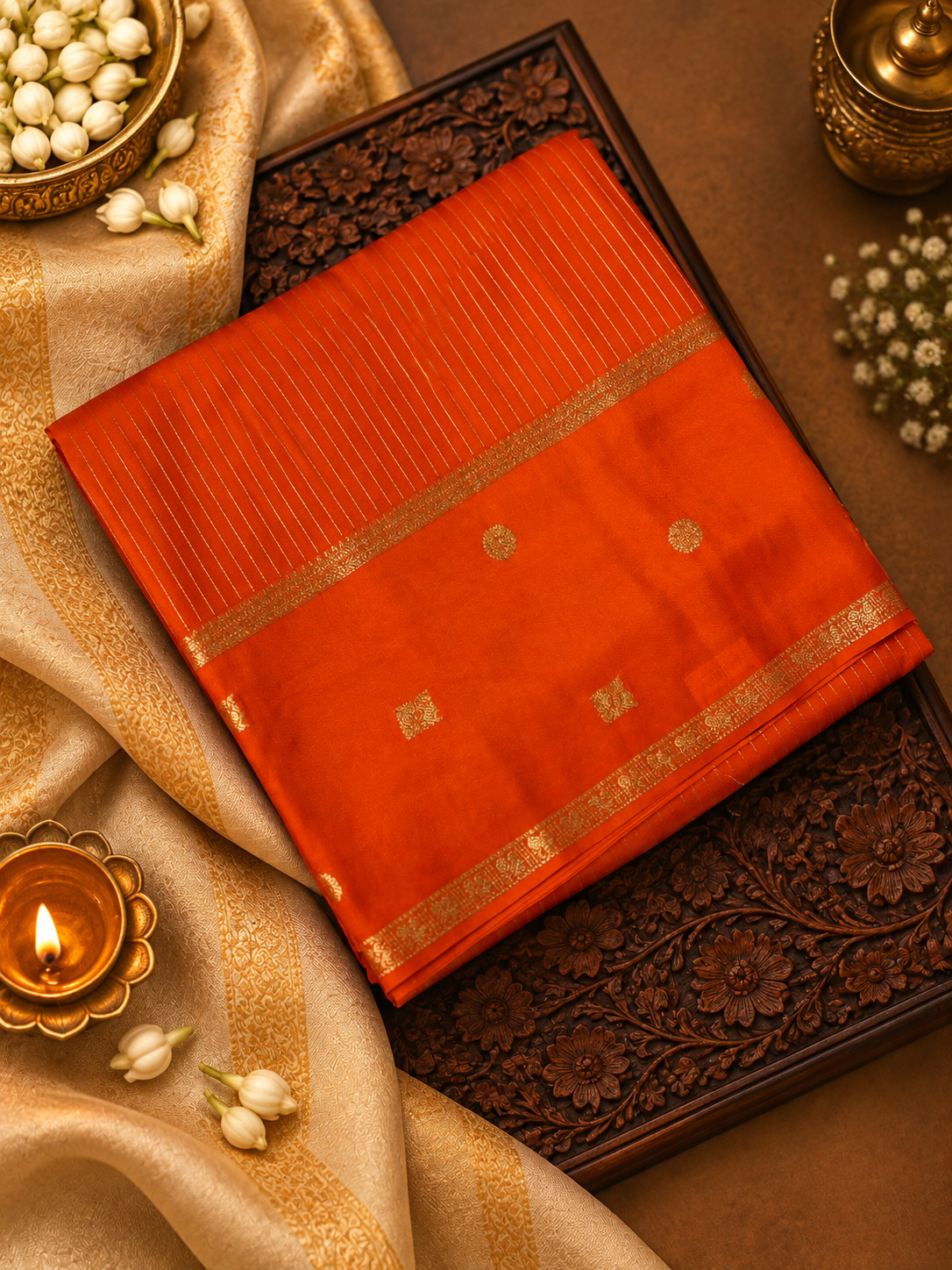 Premium Crepe Silk Saree - 902051