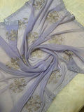 Premium designer organza saree- 902608 Lilac
