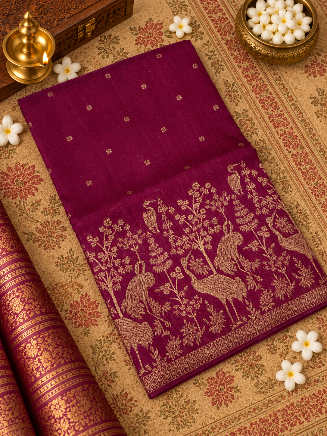 Premium Tassar Silk Saree - 902082
