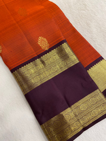 Pure zari handloom Kanjeevaram silk mark certified saree