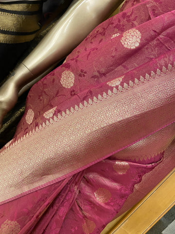 Banarasi Crepe Silk Saree💫