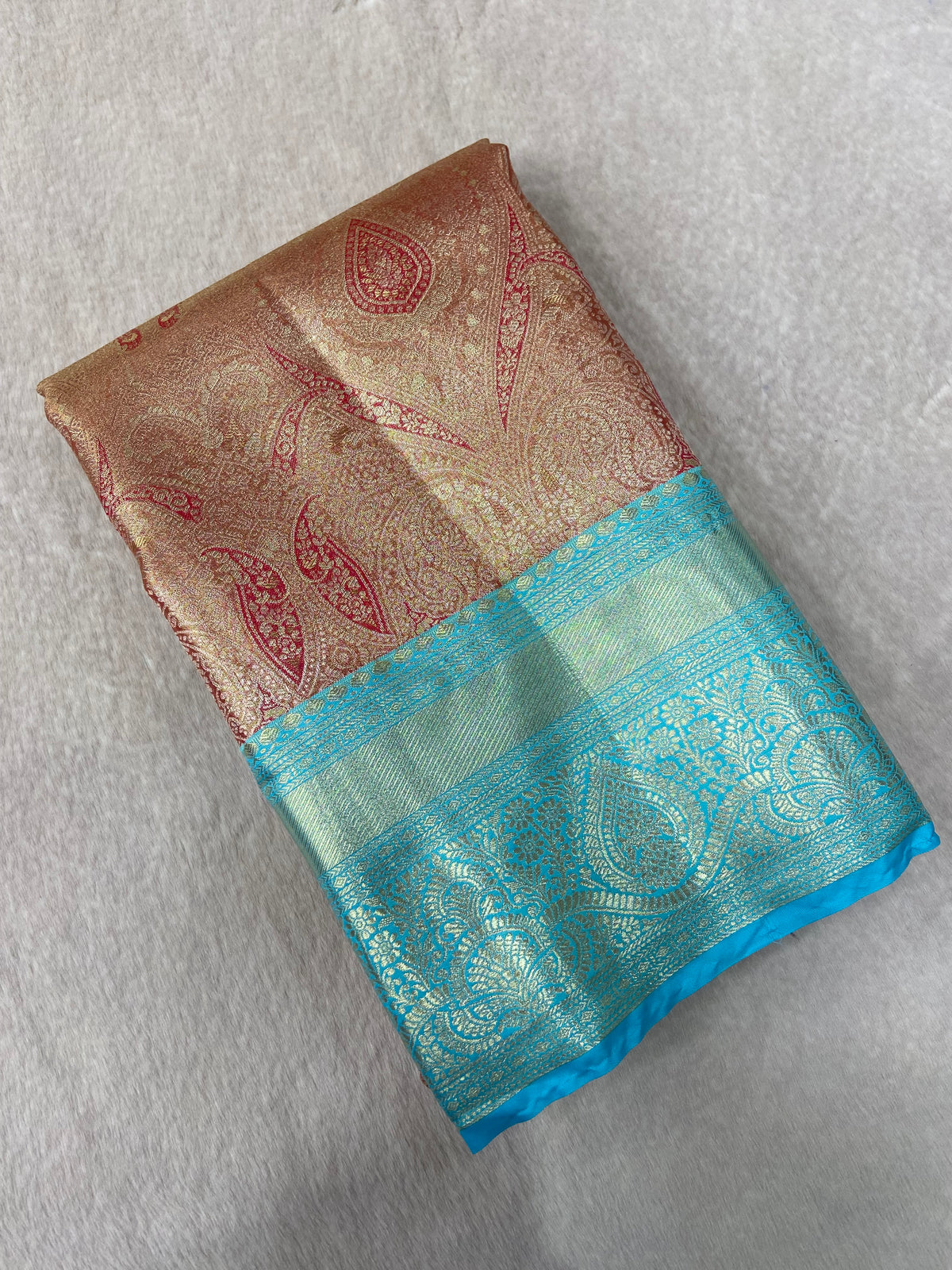Bridal Semi Tissue Silk Saree