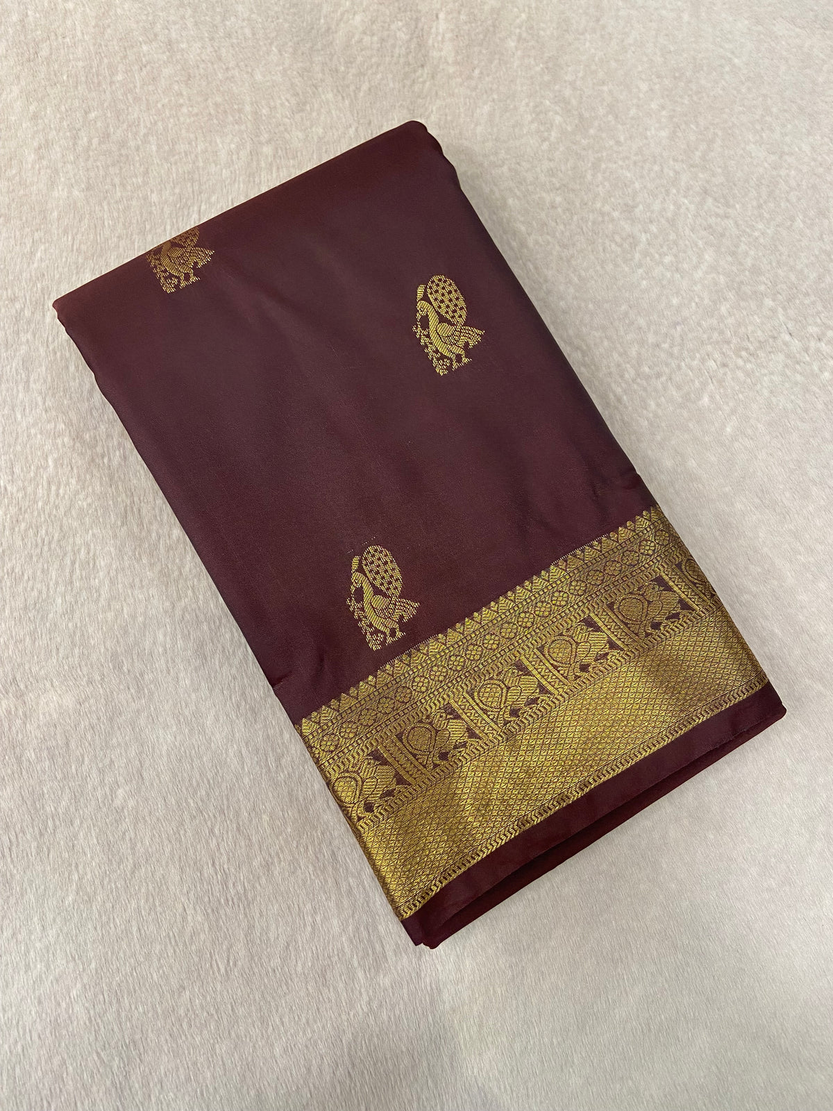 Half Mix Kanjeevaram Silk Saree