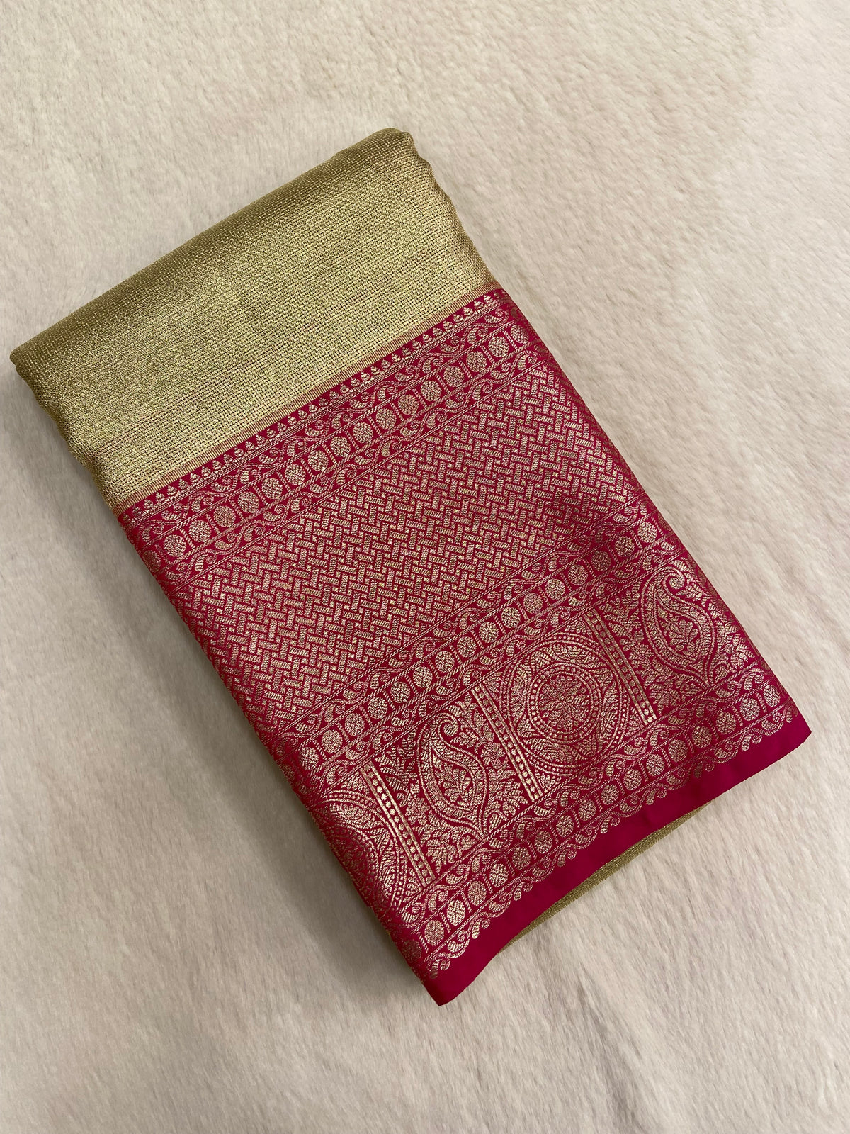 New Concept Jute Finish Premium Semi Kanchipuram Silk