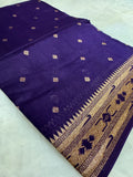 Premium Quality Tussar Saree in Paithani Weaves 💜