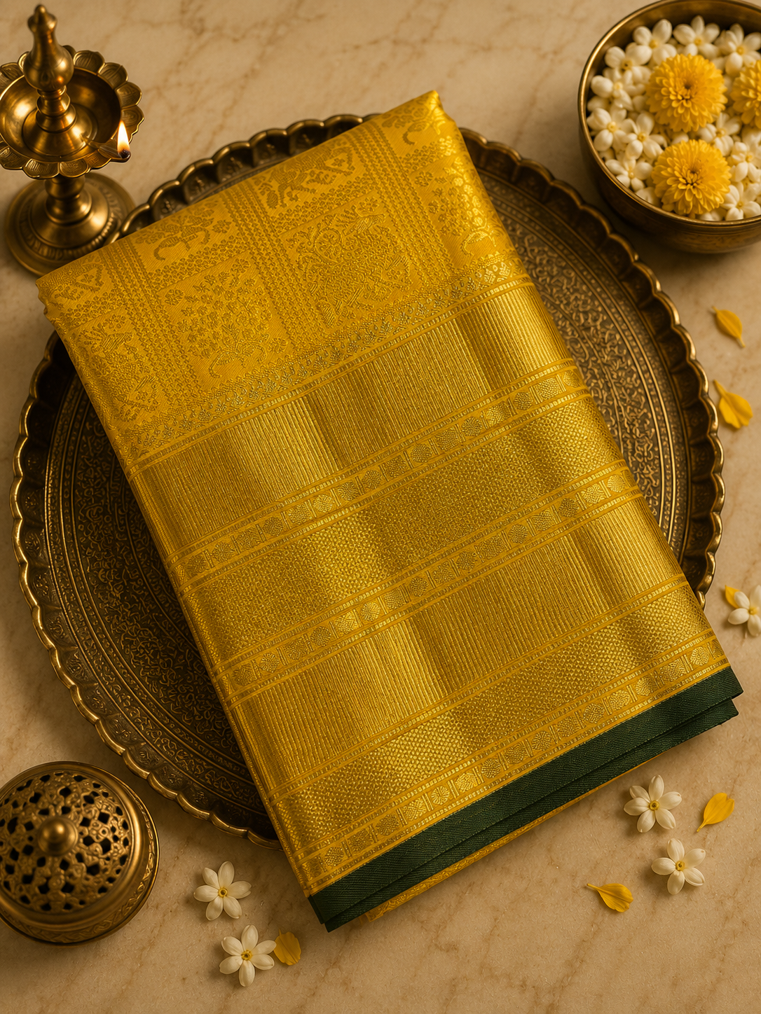 Premium Semi Kanchipuram Silk Saree