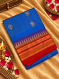 Premium Quality Gadhwal cotton Saree💙- 902664