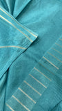 Pure Chinnon Crepe Saree🩵 - 902790
