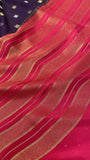 Pure Mix Mysore Crepe Silk Saree💜