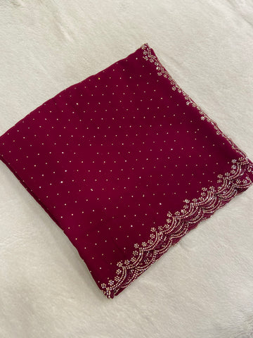 Pure Chinnon Saree