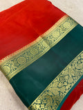 Pure Mix Crepe Mysore Silke Saree - 902772