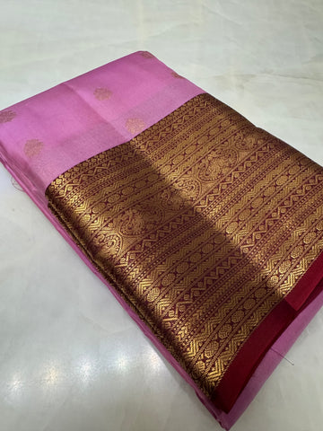Half mix Kanjeevaram silk saree