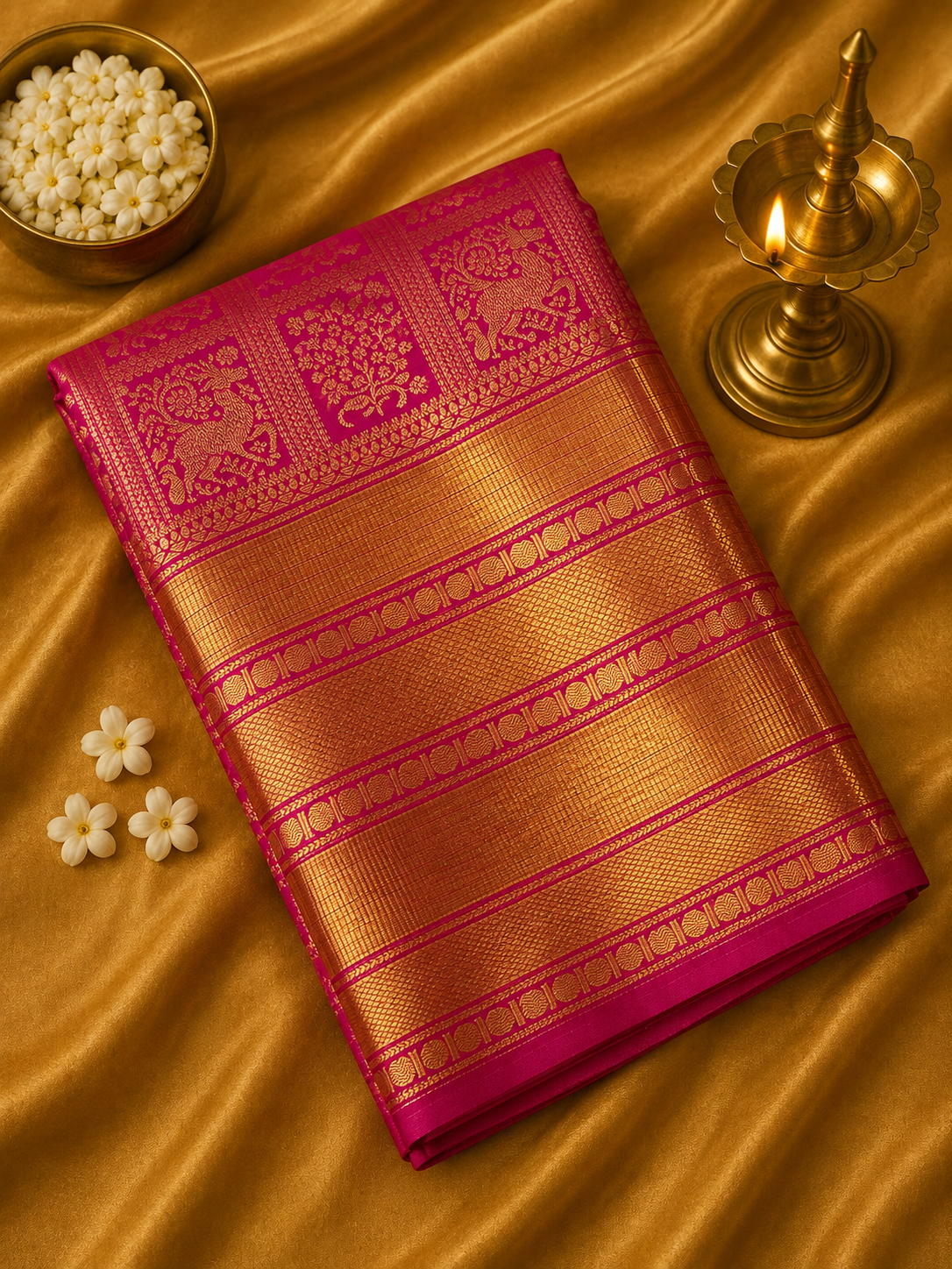 Premium Semi Kanchipuram Silk Saree
