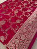 Premium Banarasi Crepe Satin Silk Saree -902860