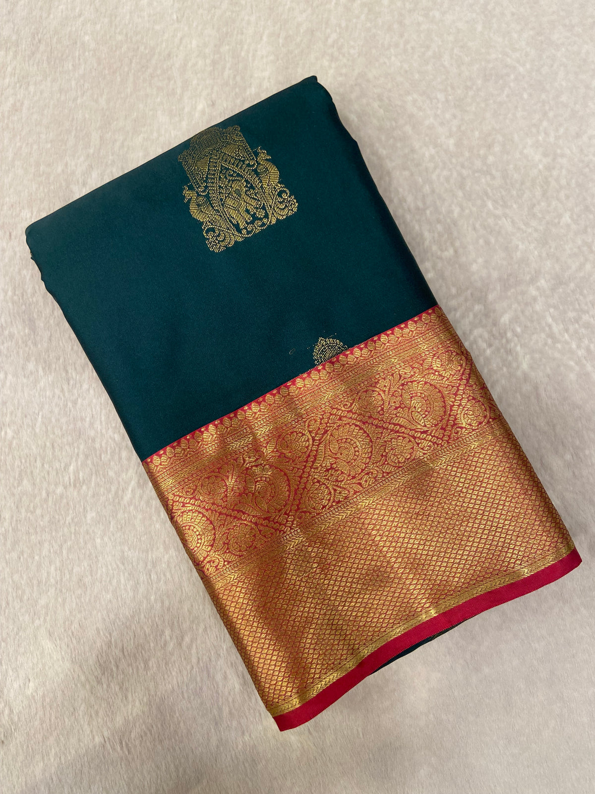 Half Mix Kanjeevaram Silk Saree