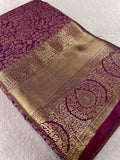 Premium Bridal Semi Kanchipuram Silk Saree -RF1324