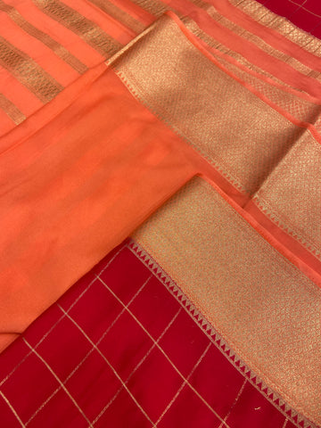 Pure Mix Crepe Mysore Silke Saree ✨