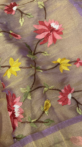 Premium tissue organza saree