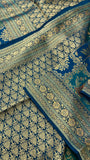Premium Banarasi Crepe Kalamkari Saree - 902655