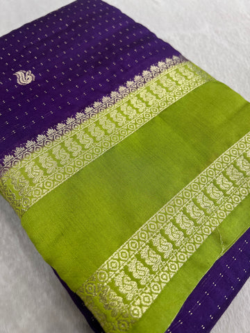 Premium Semi Chanderi Saree